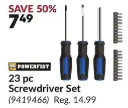 Princess Auto Powerfist 23 pc Screwdriver Set offer