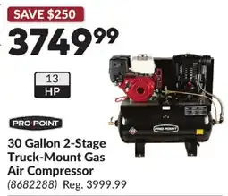 Princess Auto Pro Point 30 Gallon 2-Stage Truck-Mount Gas Air Compressor offer