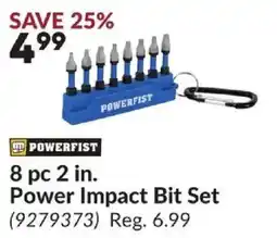 Princess Auto Powerfist Power Impact Bit Set offer