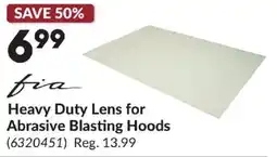 Princess Auto Fia Heavy Duty Lens for Abrasive Blasting Hoods offer