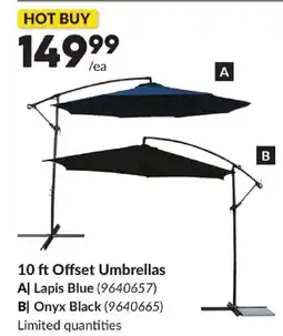 Princess Auto Offset Umbrellas offer