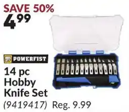 Princess Auto Powerfist Hobby Knife Set offer