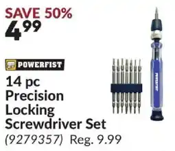 Princess Auto Powerfist Precision Locking Screwdriver Set offer