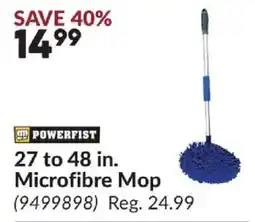 Princess Auto Powerfist Microfibre Mop offer