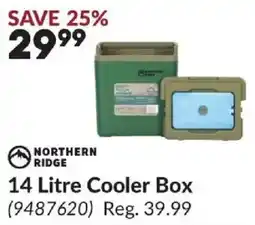 Princess Auto Northern Ridge Cooler Box offer