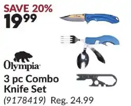Princess Auto Olympia Combo Knife Set offer