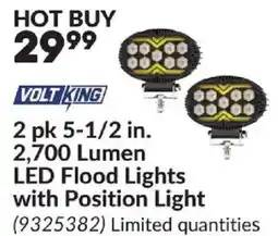 Princess Auto Volt King 2,700 Lumen LED Flood Lights with Position Light offer
