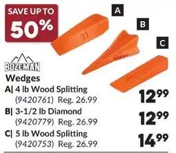 Princess Auto Bozeman Wedges offer