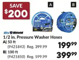 Princess Auto Blu Shield Pressure Washer Hoses offer