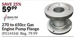 Princess Auto Hydro-Tek 270 to 650cc Gas Engine Pump Flange offer