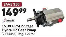 Princess Auto Hydro-Tek 16.38 GPM 2-Stage Hydraulic Gear Pump offer