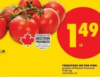 No Frills Tomatoes on the vine offer