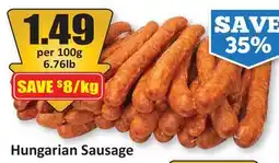 Starsky Hungarian Sausage offer