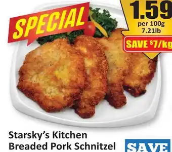 Starsky Starsky's Kitchen Breaded Pork Schnitzel offer