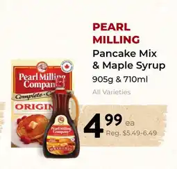 Marche Leo's PEARL MILLING Pancake Mix & Maple Syrup offer