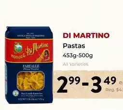 Marche Leo's DI MARTINO Pastas offer