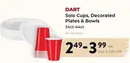 Marche Leo's DART Solo Cups, Decorated Plates & Bowls offer