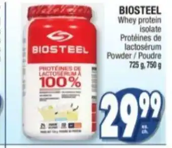 Jean Coutu Biosteel offer
