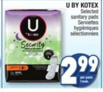 Jean Coutu U by Kotex offer