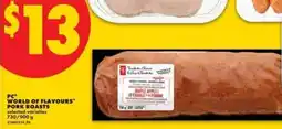 No Frills PC world of flavours pork roasts offer