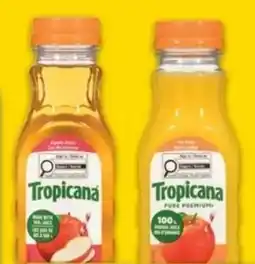 No Frills Tropicana apple or orange juice offer