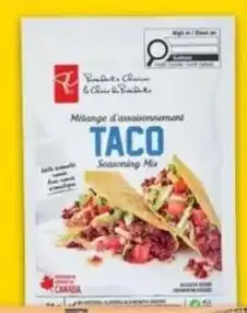 No Frills PC or blue menu taco seasoning offer
