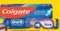 No Frills Colgate or crest toothpaste or manual toothbrush offer
