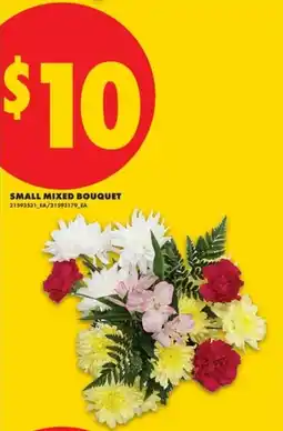 No Frills Small mixed bouquet offer