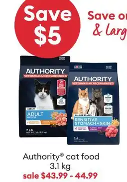Petsmart Authority cat food offer