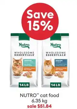 Petsmart NUTRO cat food offer