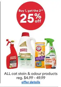 Petsmart ALL cat stain & odour products offer