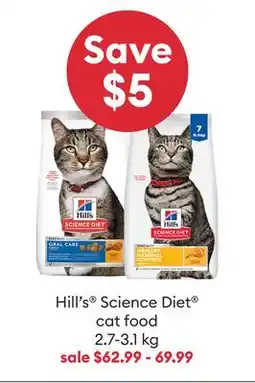 Petsmart Hill's Science Diet cat food offer