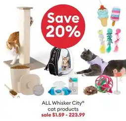 Petsmart ALL Whisker City cat products offer
