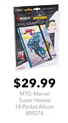 GameStop MTG: Marvel Super Heroes 18-Pocket Album offer