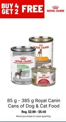 Ren’s Pets Depot Royal Canin Cans of Dog & Cat Food offer