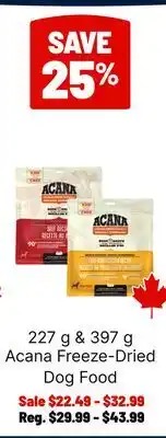 Ren’s Pets Depot Acana Freeze-Dried Dog Food offer
