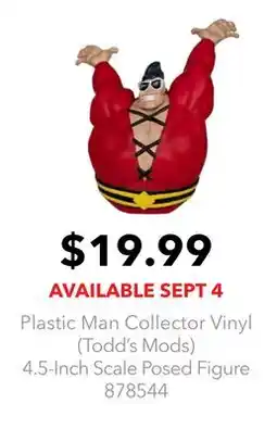 GameStop Plastic Man Collector Vinyl (Todd's Mods) 4.5-Inch Scale Posed Figure offer