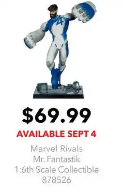 GameStop Marvel Rivals Mr. Fantastik 1:6th Scale Collectible offer