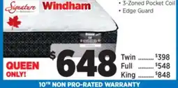 Surplus Furniture Windham Pocket Coil Queen Mattress offer