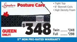 Surplus Furniture Posture Care Queen Mattress offer