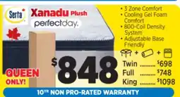 Surplus Furniture Serta Perfect Day Xanadu Plush Queen Mattress In-A-Box offer