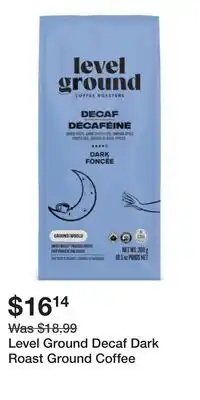 Well Level Ground Decaf Dark Roast Ground Coffee offer