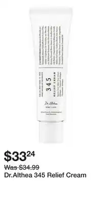 Well Dr.Althea 345 Relief Cream offer
