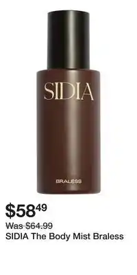 Well SIDIA The Body Mist Braless offer