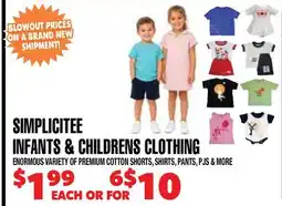 Len's Mill Stores SIMPLICITEE INFANTS & CHILDRENS CLOTHING offer