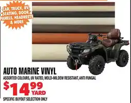 Len's Mill Stores AUTO MARINE VINYL offer