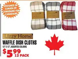Len's Mill Stores LIZZY HOME WAFFLE DISH CLOTHS offer
