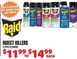 Len's Mill Stores RAID INSECT KILLERS offer