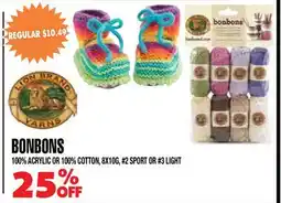 Len's Mill Stores LION BRAND YARNS BONBONS offer