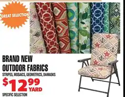 Len's Mill Stores BRAND NEW OUTDOOR FABRICS offer